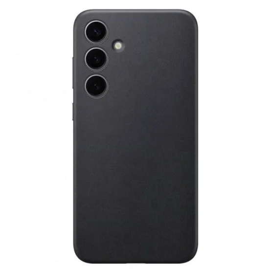 Cover Samsung S24 Vegan Leather Case &ndash; Black